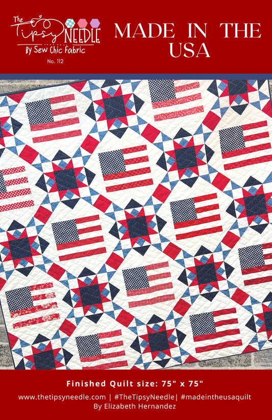 Made In The USA Digital Quilt Pattern TTN-112